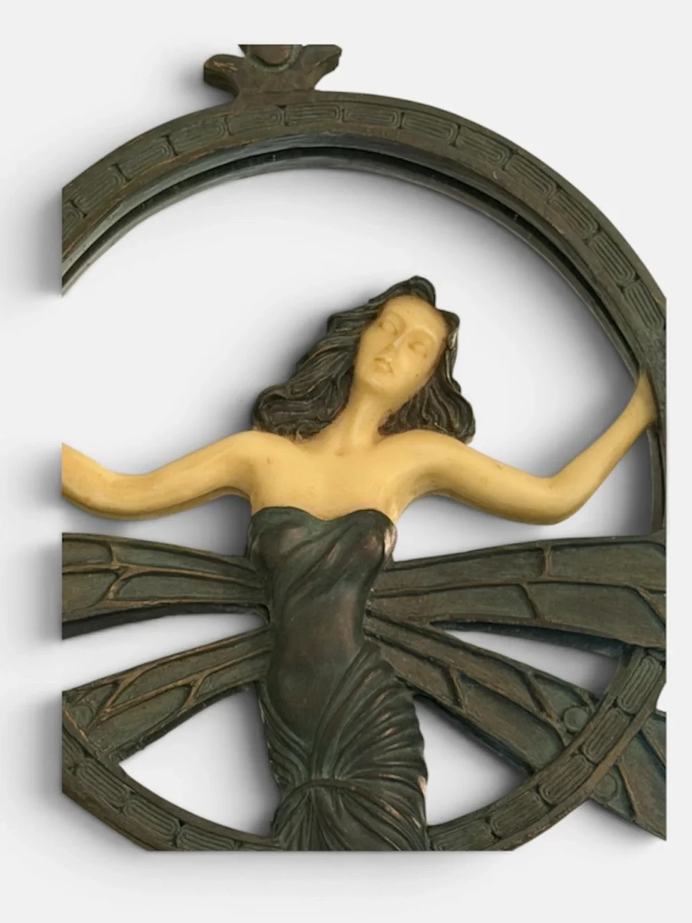 Design Toscano Dragonfly Nymph Art Mirror